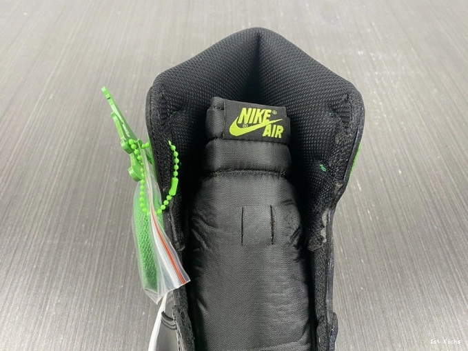 1st Kicks Shoes High 555088-030 1 OG Air Green Jordan Pine 0817